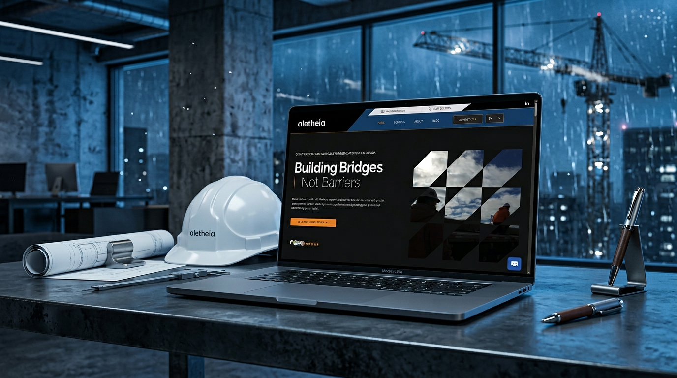 Aletheia Construction custom Wix web design — visit aletheia.ca