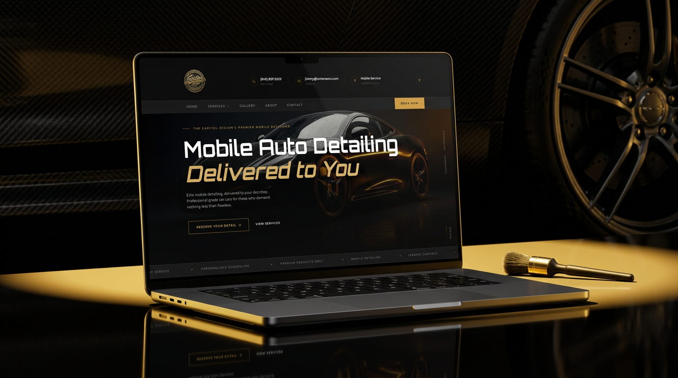 Luster Worx Detailing custom Wix web design — visit lusterworx.com