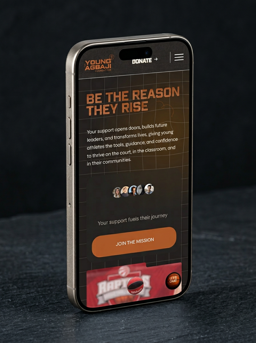 Young Agbaji Foundation mobile