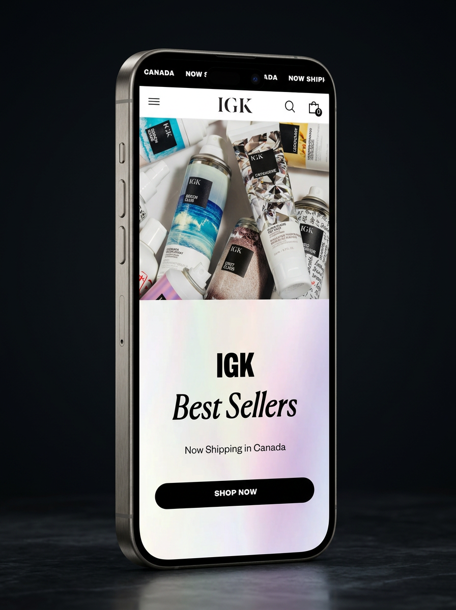 IGK Hair Products mobile
