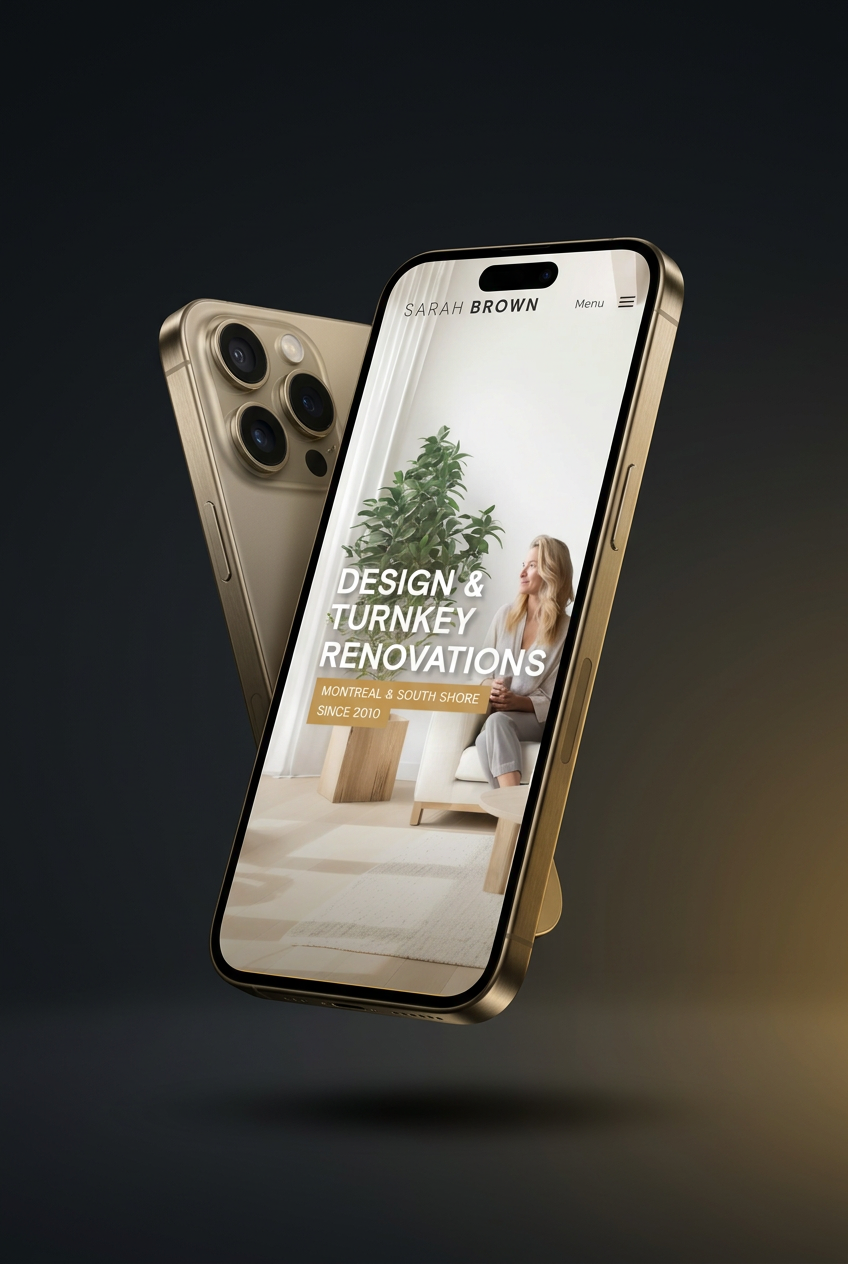 Sarah Brown Design mobile