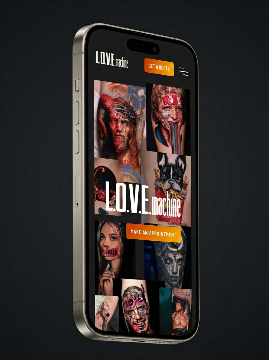 Love Machine Tattoo mobile